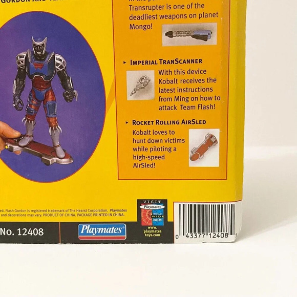 Vintage 1996 Playmates Flash Gordon Action Figures Kobalt the Mercenary Flaws - Picture 9 of 16